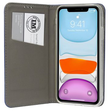 cofi1453 Handyhülle Elegante Buch-Tasche Hülle Smart Magnet für Das iPhone 11 Leder Optik Wallet Book-Style Cover Schale