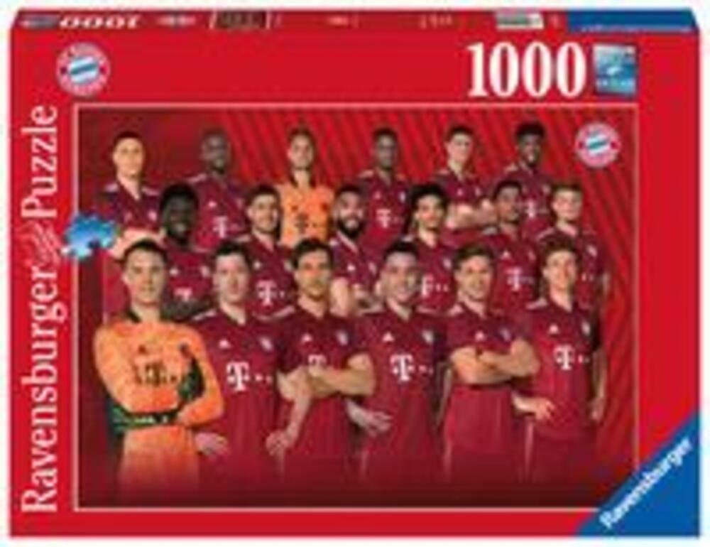 Ravensburger Puzzle Ravensburger Puzzle 16847 - FC Bayern Saison 2021/22 - 1000 Teile..., 1000 Puzzleteile
