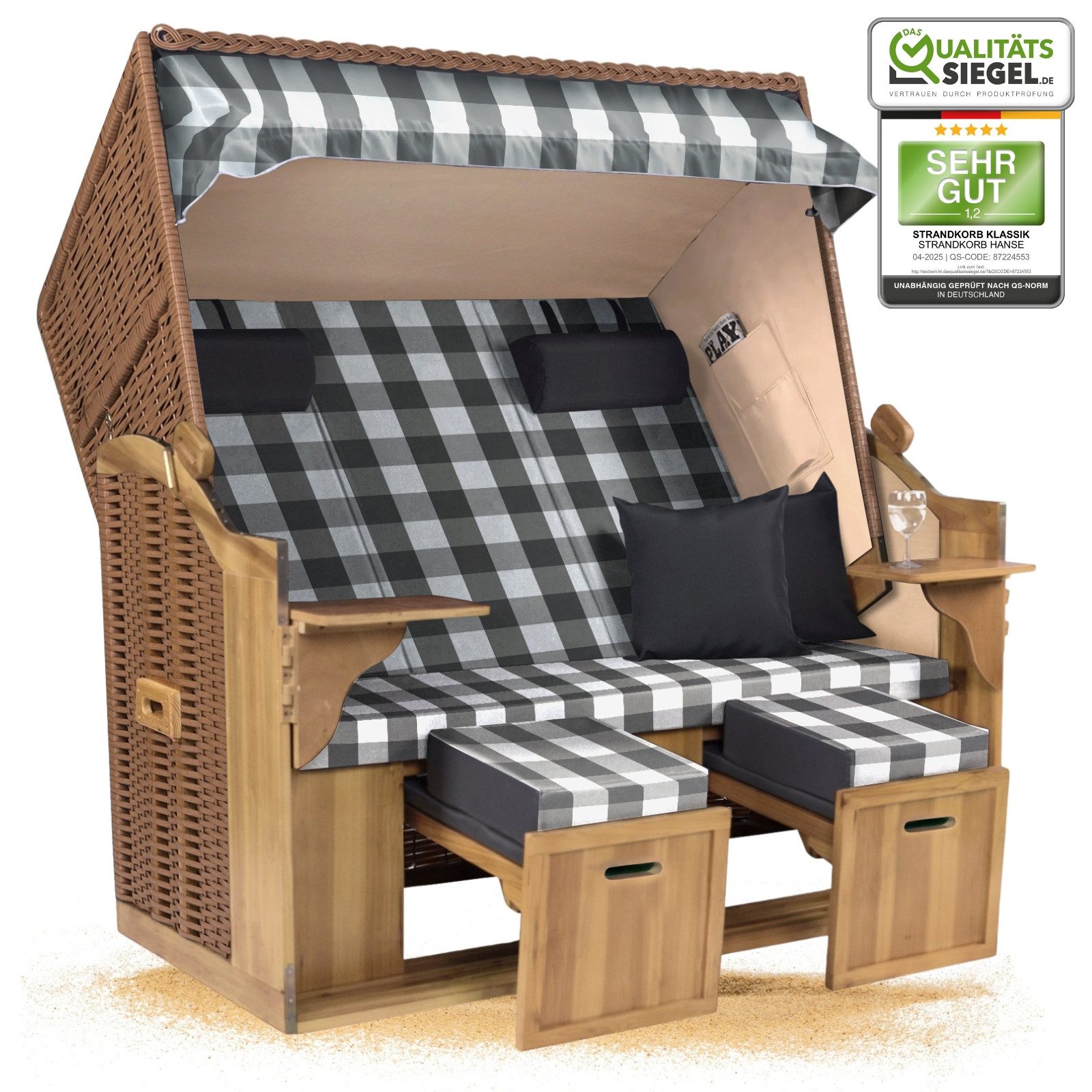 Strandkorb Hanse Strandkorb Strandkorb Ostsee 2,5-Sitzer günstig online kaufen