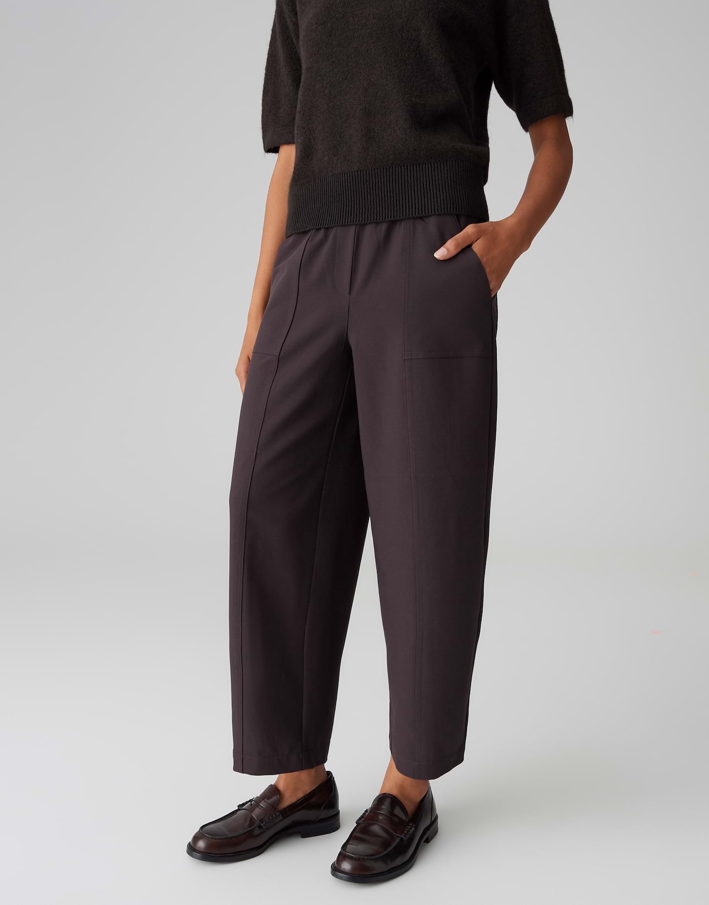 OPUS Stoffhose MYHA BARREL mit Komfortbund