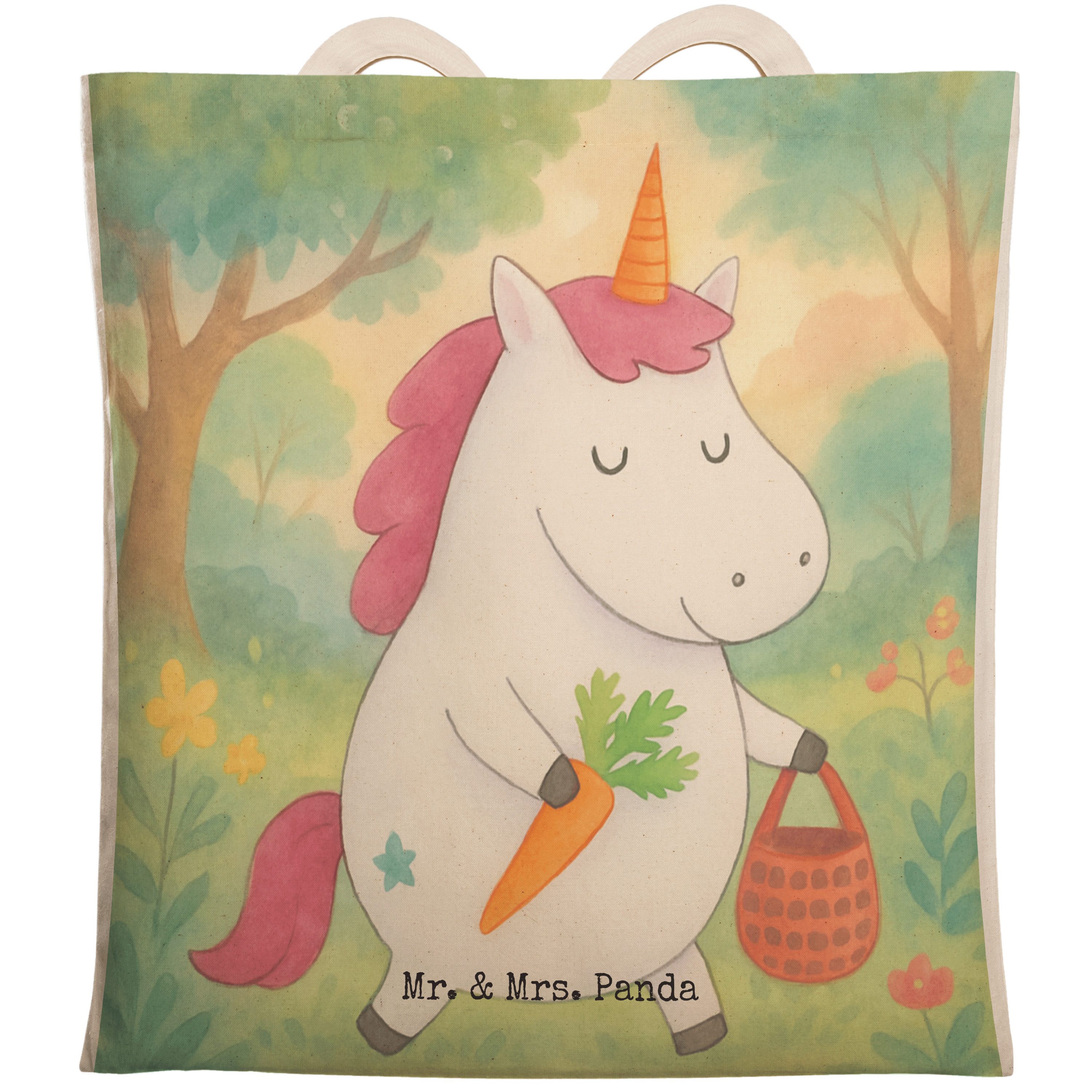 Tragetasche Einhorn Vegan Design, Tote Bag, Weiß, Bag, Unicorn, Tasche, Gesund es