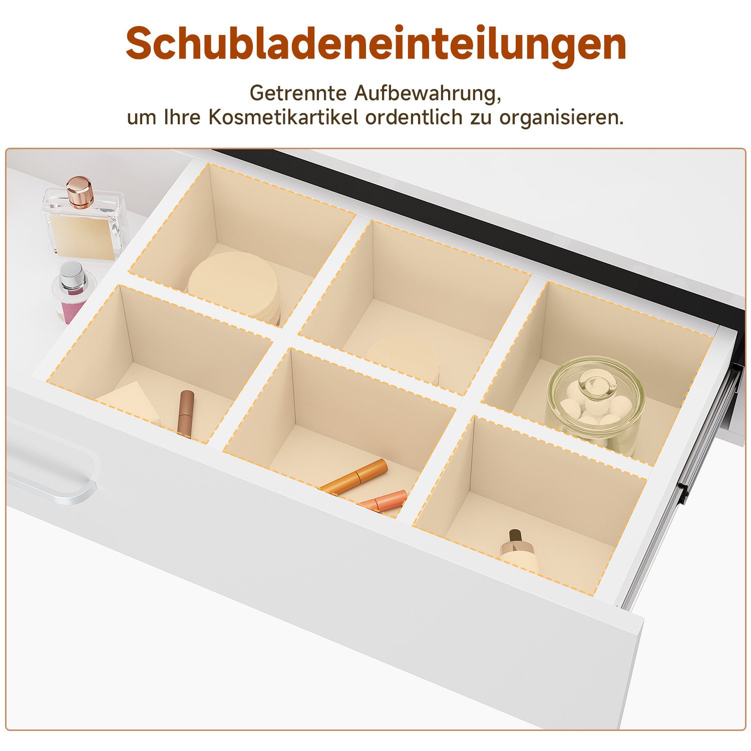 SONNI Schminktisch Hängender Schminktisch,Schreibtisch,Eingangskommode