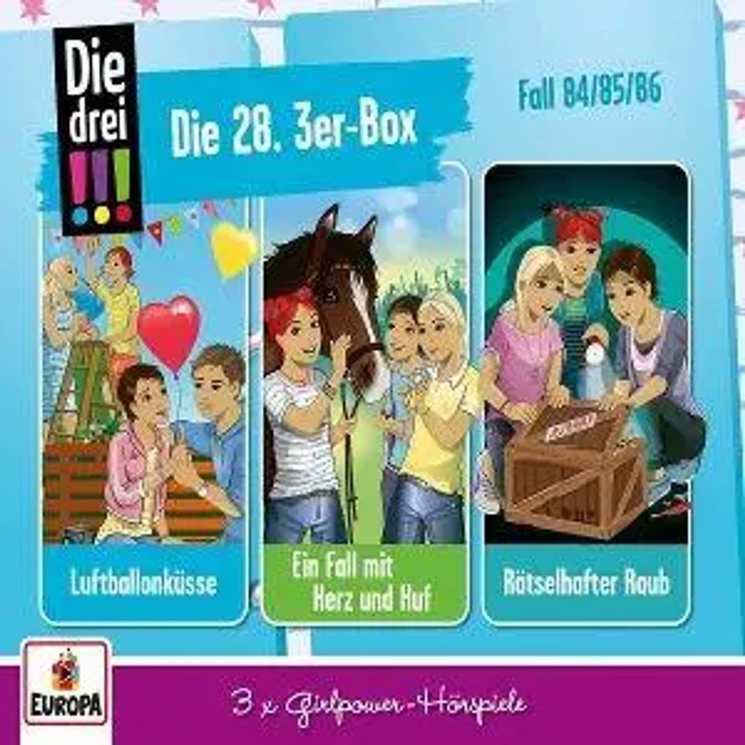 United Soft Media Hörspiel DIe drei !!! 3er Box - Folgen 84-86