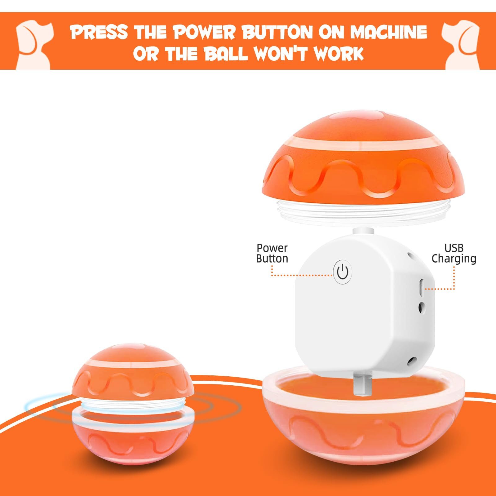 Fine Life Pro Tier-Intelligenzspielzeug Motion - Activated Interactive Dog günstig online kaufen