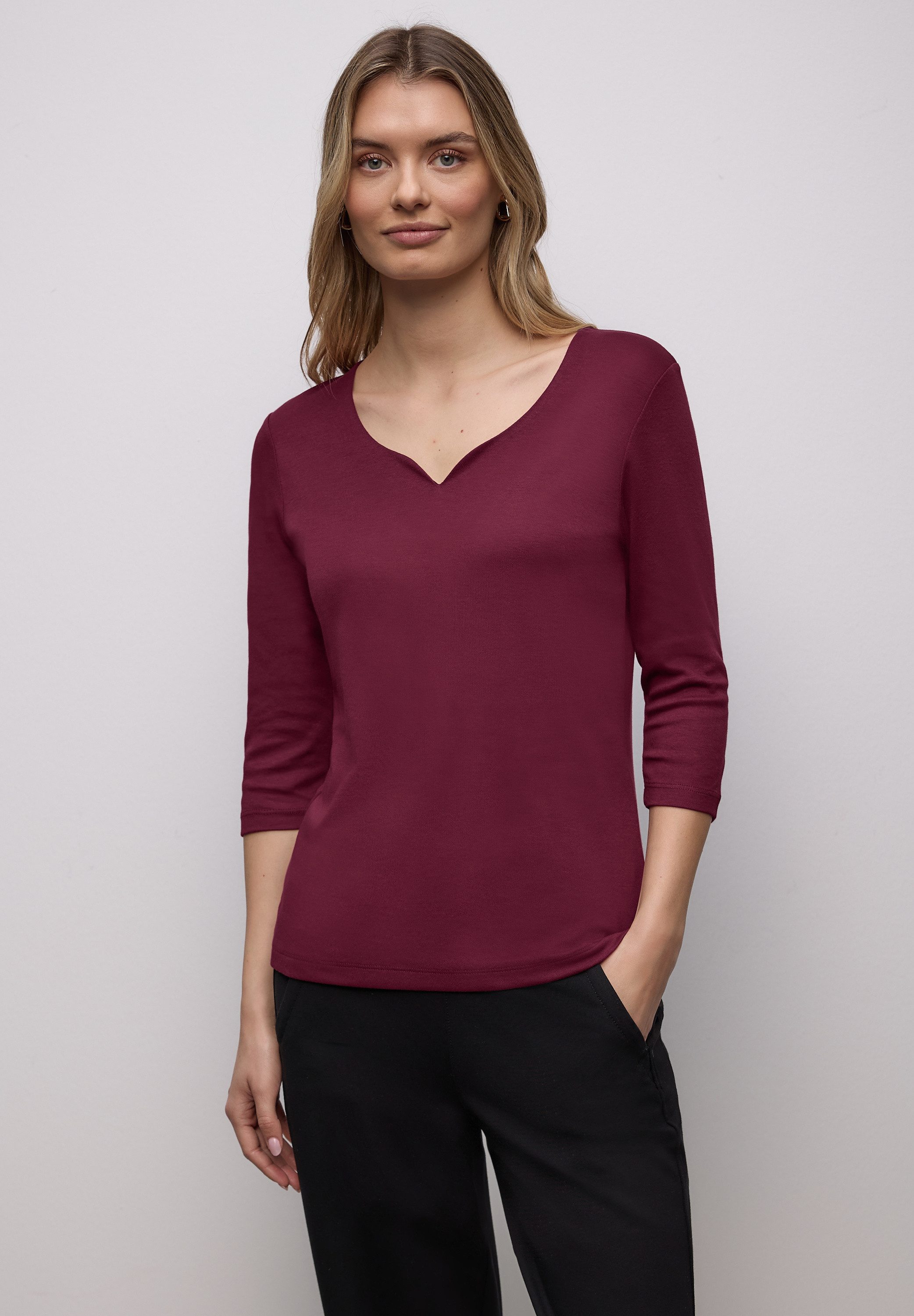 STREET ONE 3/4-Arm-Shirt mit 3/4 Ärmeln günstig online kaufen