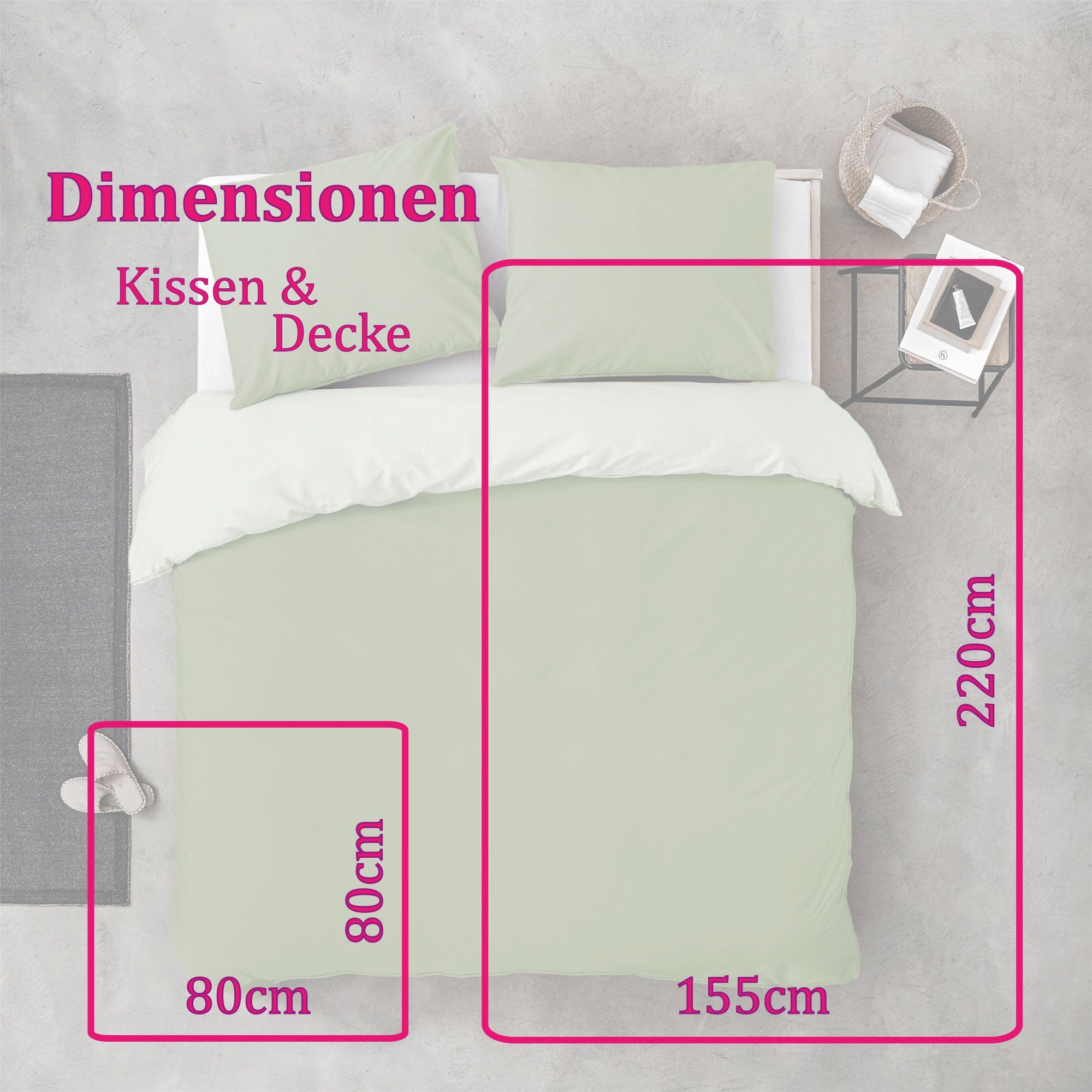 Byrklund Bettwäsche 06713 - Bettwäsche-Set (155x220cm), günstig online kaufen
