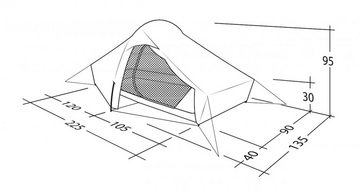 ROBENS Tunnelzelt Chaser 1, Personen: 1