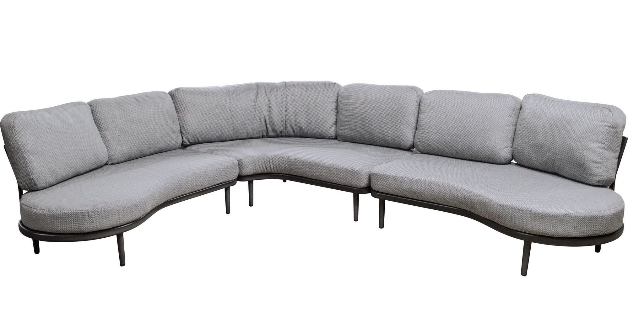 Lesli Living Gartenlounge-Set Lesli Living Eck-Lounge-Set "Durban" 260x325cm halbrund