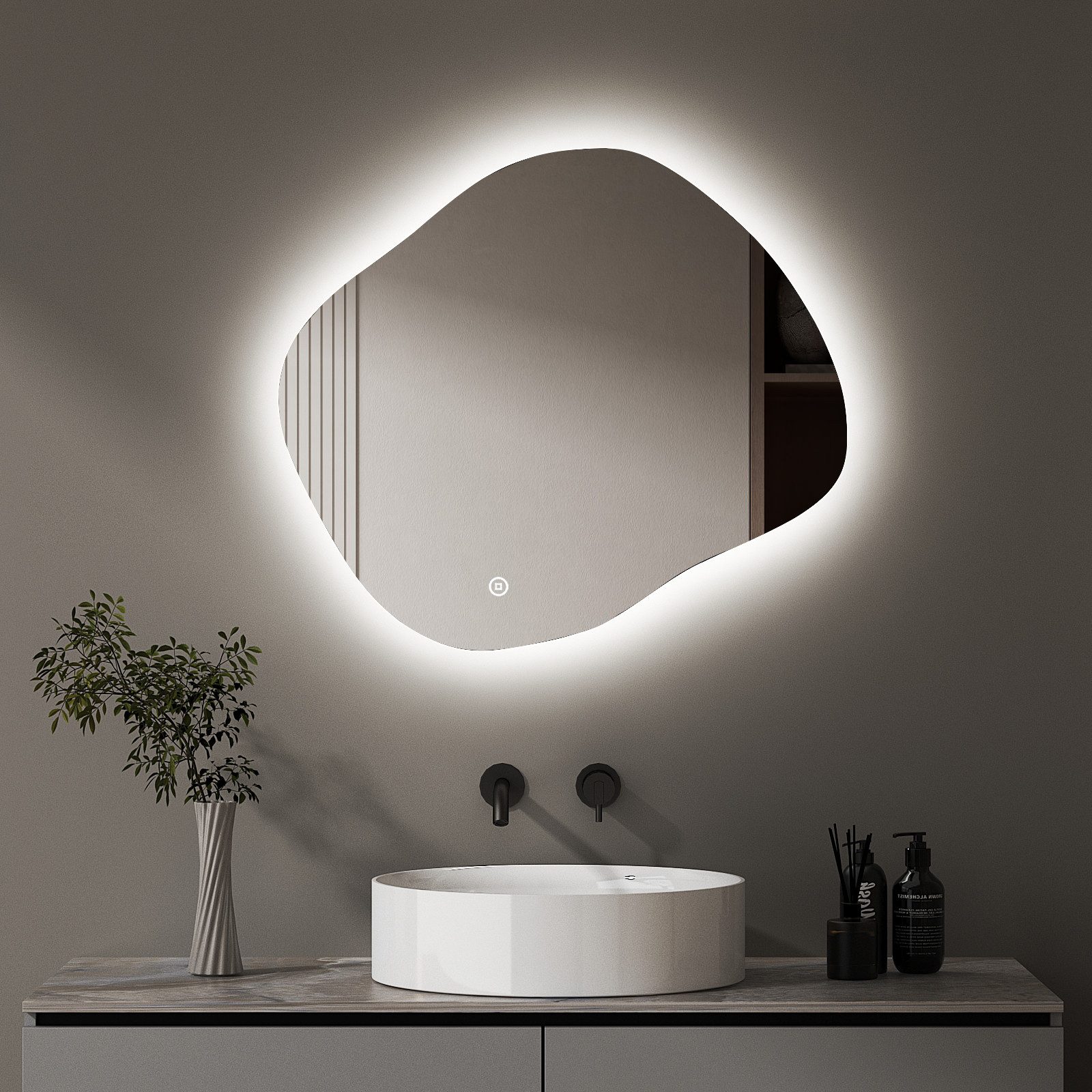 WDWRITTI Wandspiegel mit beleuchtung Badspiegel LED günstig online kaufen