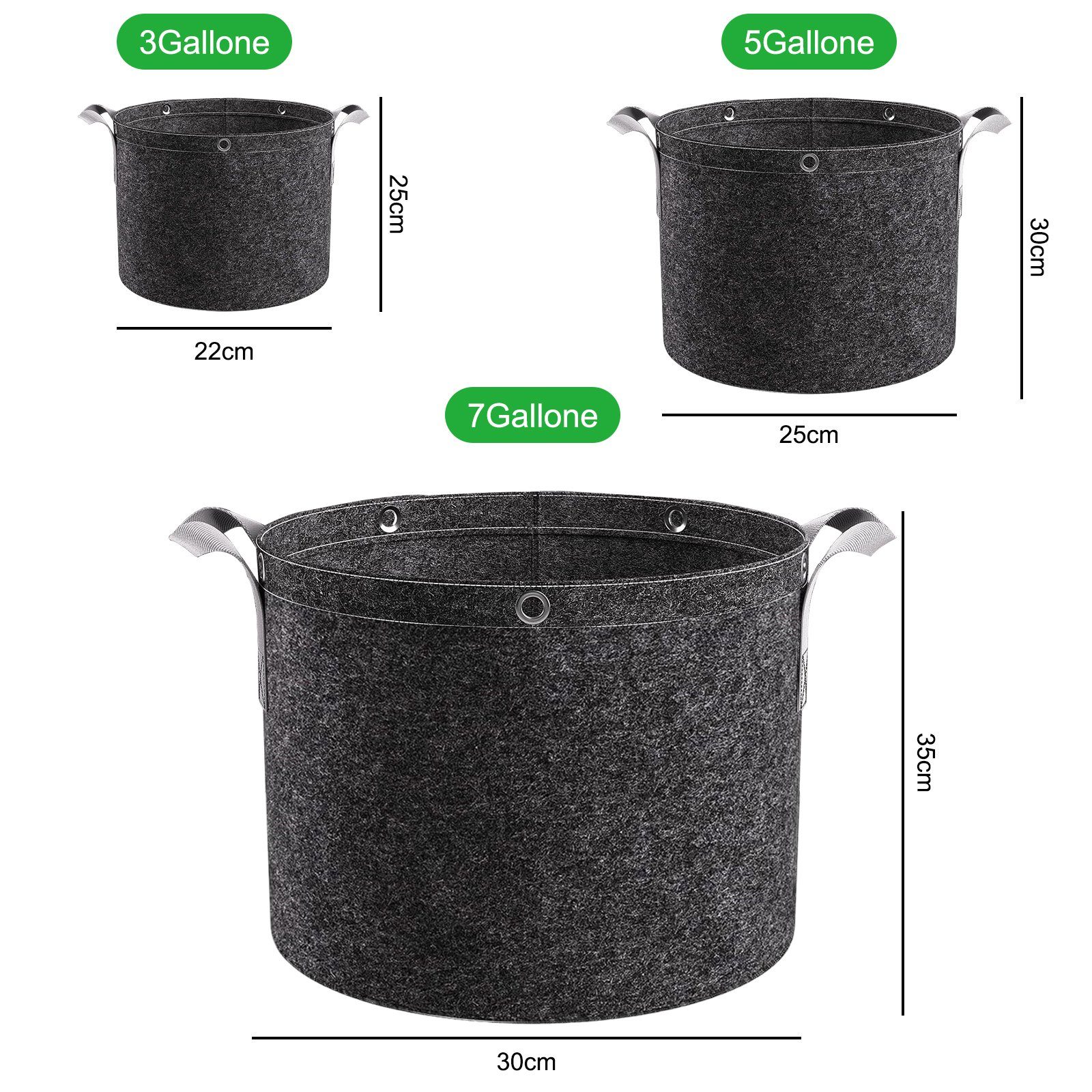 Sunicol Pflanzkübel Kartoffel Pflanzsack aus Vliesstoff, günstig online kaufen