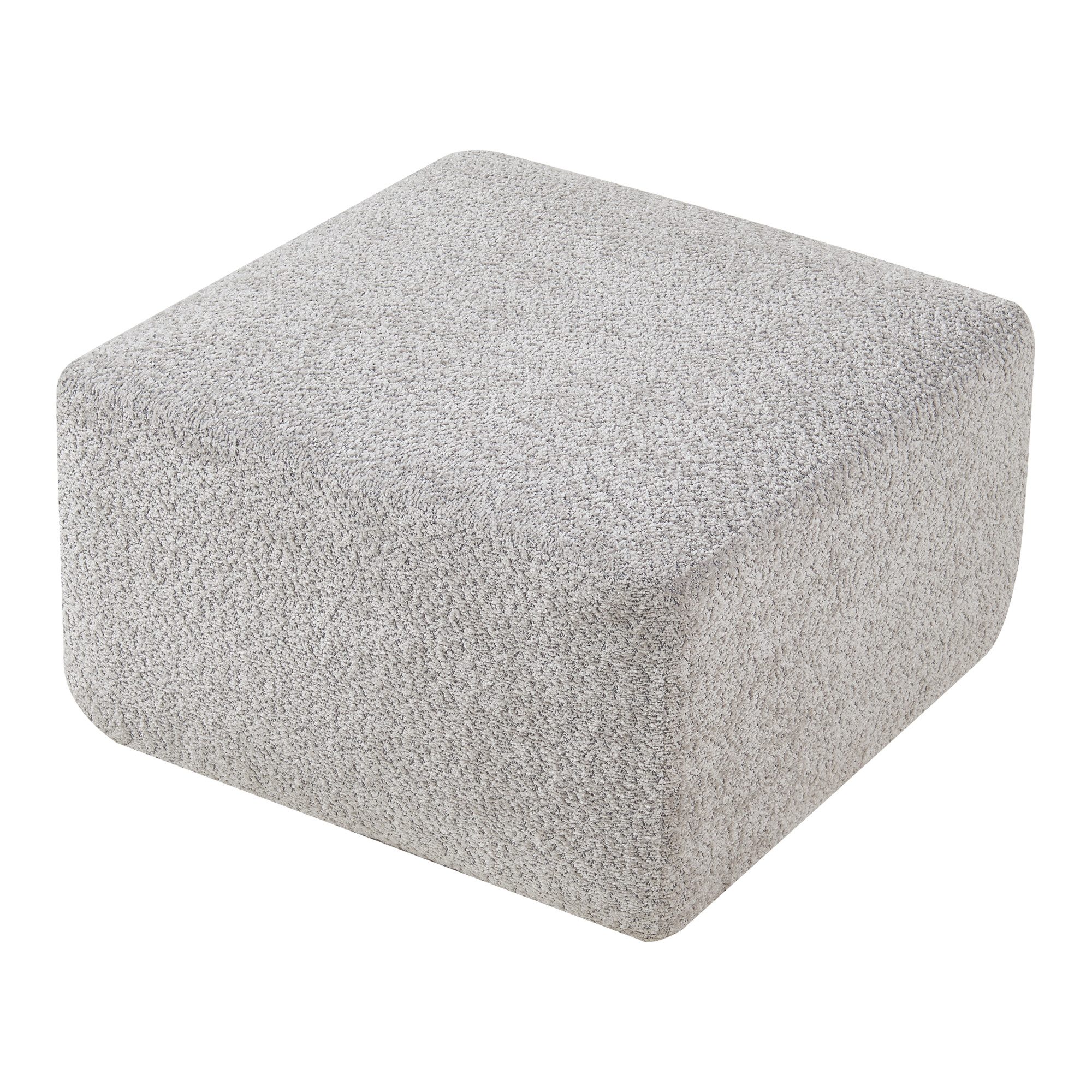 en.casa Sofaelement, »Hurvas« Sofa-Modul Hocker Bouclé günstig online kaufen