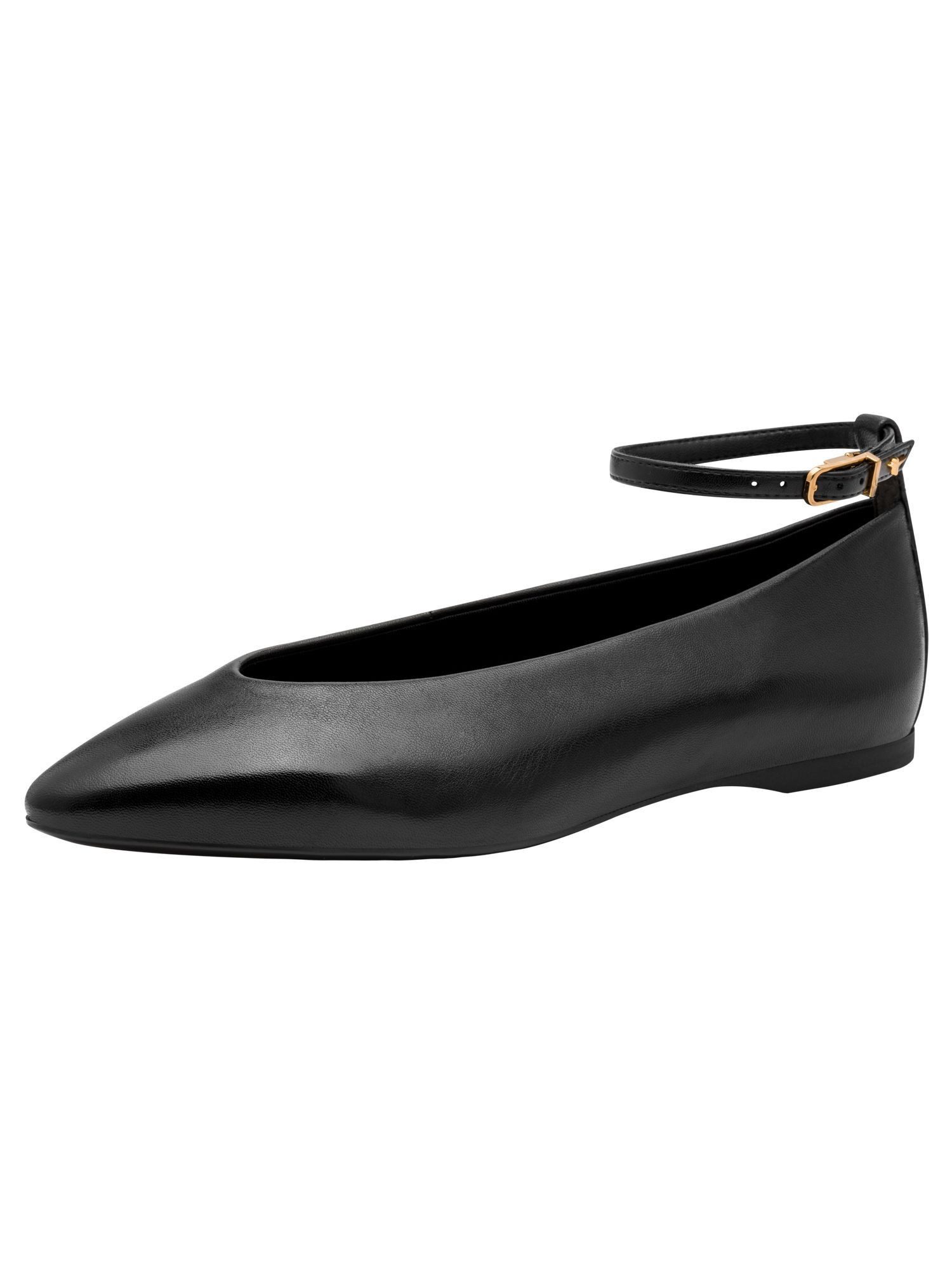 TOUCH-IT aus Leder kein Absatz 1-22161-45 Riemchenballerina