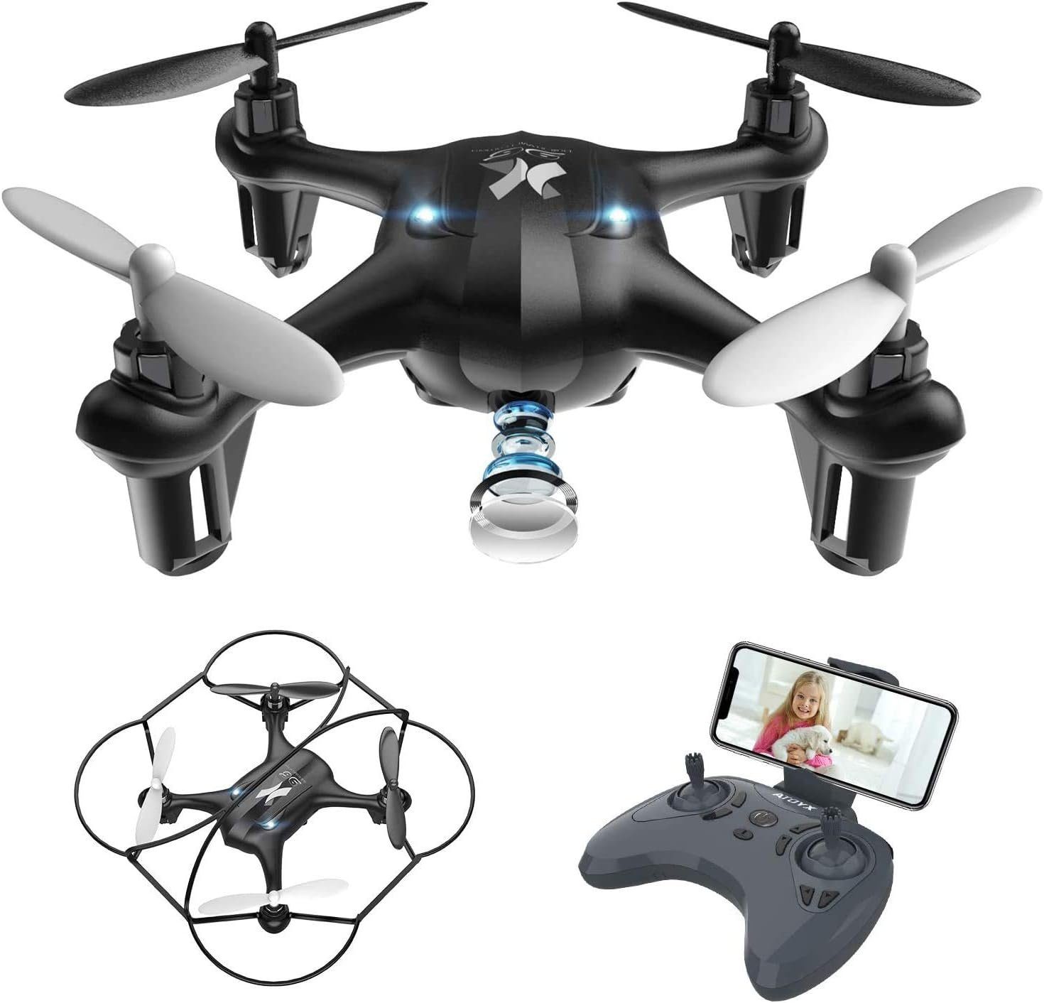ATOYX Drohne (Kamera Hubschrauber FPV Flugzeug Mini WiFi Quadcopter mit Flugzeug)