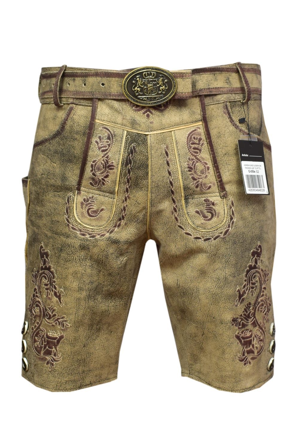 Ramona Lippert Trachtenlederhose Lederhose „Friedrich“ – Echtleder Trachten günstig online kaufen