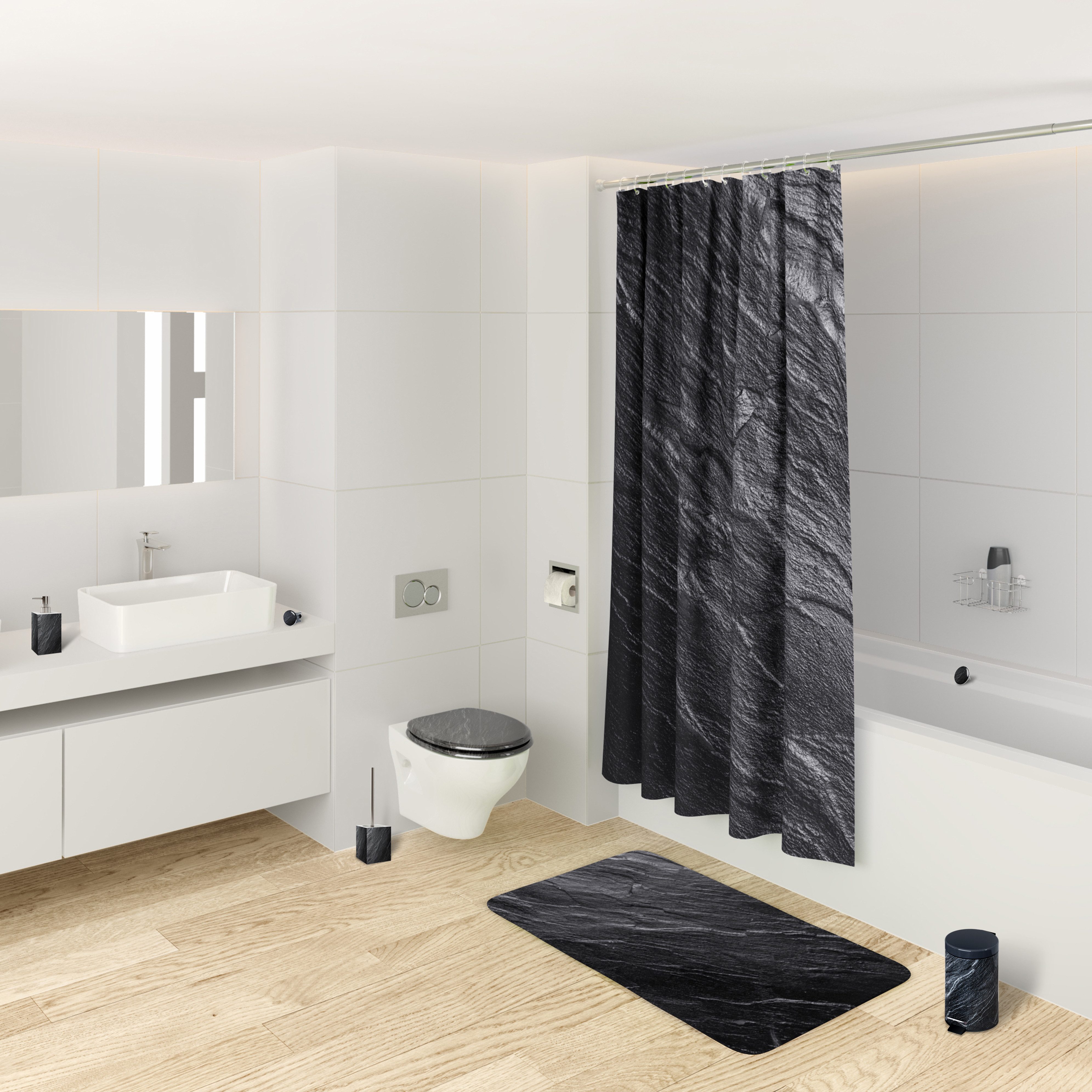 Sanilo Badaccessoire-Set Granit, WC-Bürste und Seifenspender, günstig online kaufen
