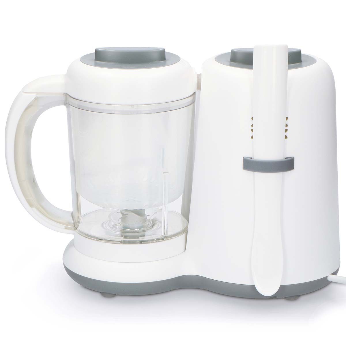 Alecto Babynahrungszubereiter BFP-66, 300 W, 0.57 l Schüssel, Dampfen, Pürieren, Erhitzen, Flaschenwärmer, Sterilisieren