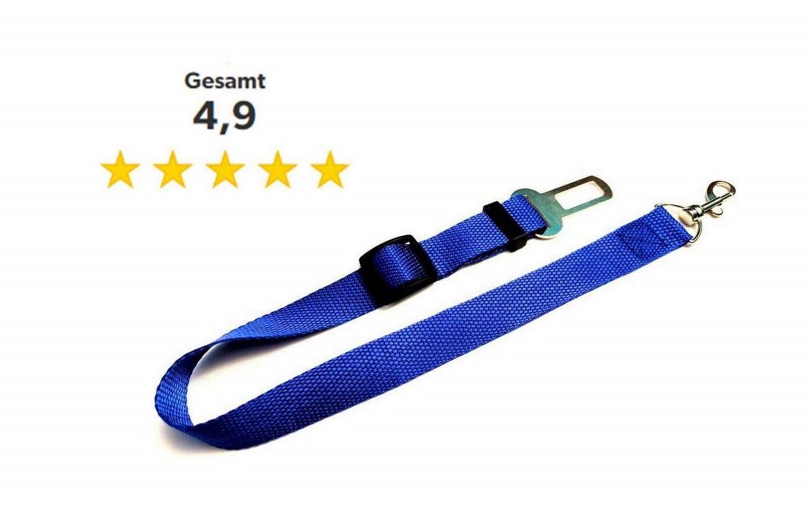 PaulZdrada Hundeleine Anschnallgurt für Hunde Auto Sicherheitsgurt Autohundegeschirr, (1-tlg), Hunde Sicherheitsgurt für Auto, Verstellbar 46 - 68 cm, Hundeleine .