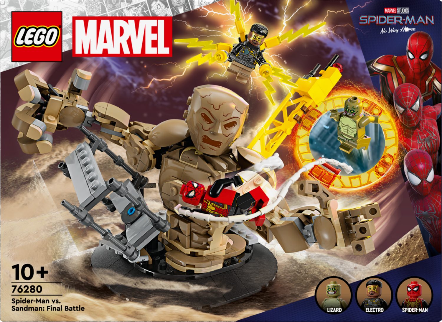 LEGO® Super Heroes Spider-Man vs. Sandman: Showdown Konstruktionsspielsteine, (Spider-Man vs. Sandman: Showdown, Klemmbausteine), Made in Europe