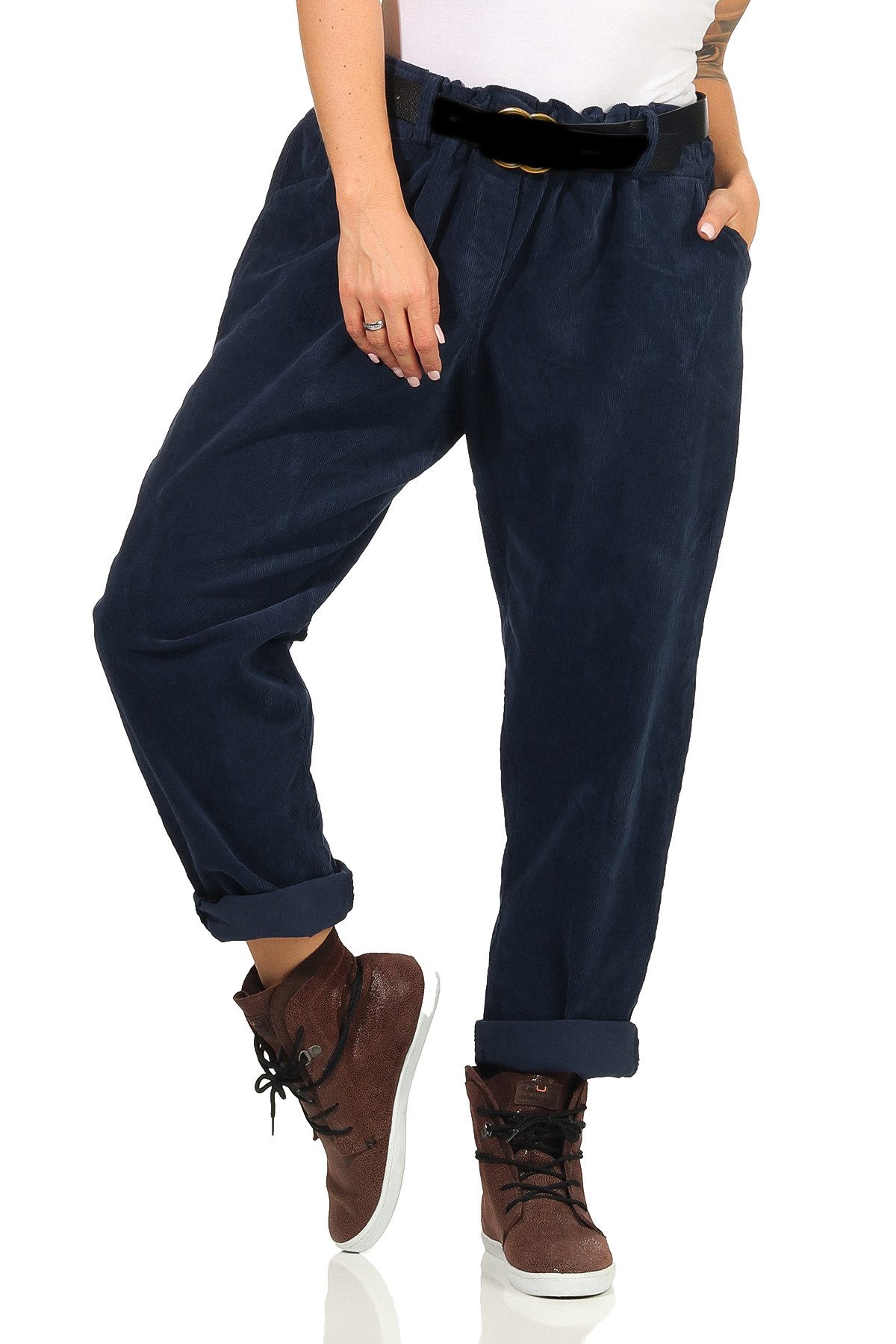 Mississhop Haremshose Damenhose mit Gürtel – günstig online kaufen