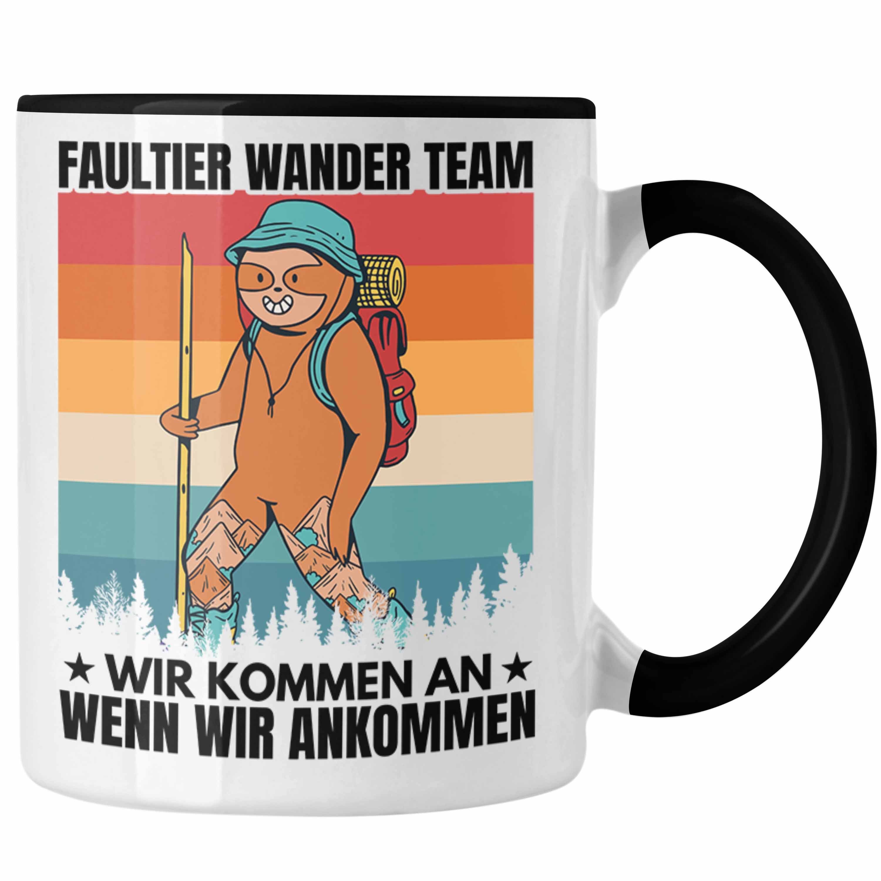 Wander Team Wander Tasse Trendation Tasse Gessch Faultier Geschenke - Faultier Trendation Geschenk Schwarz