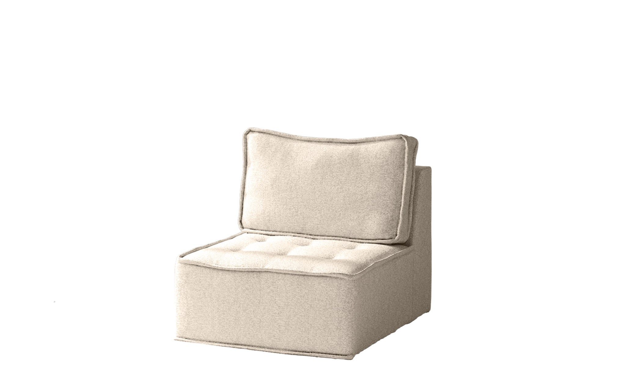 Fun Möbel Sessel Designersessel SANDE XS in Stoff (ohne Krokodil Verbinder), Rundumbezug