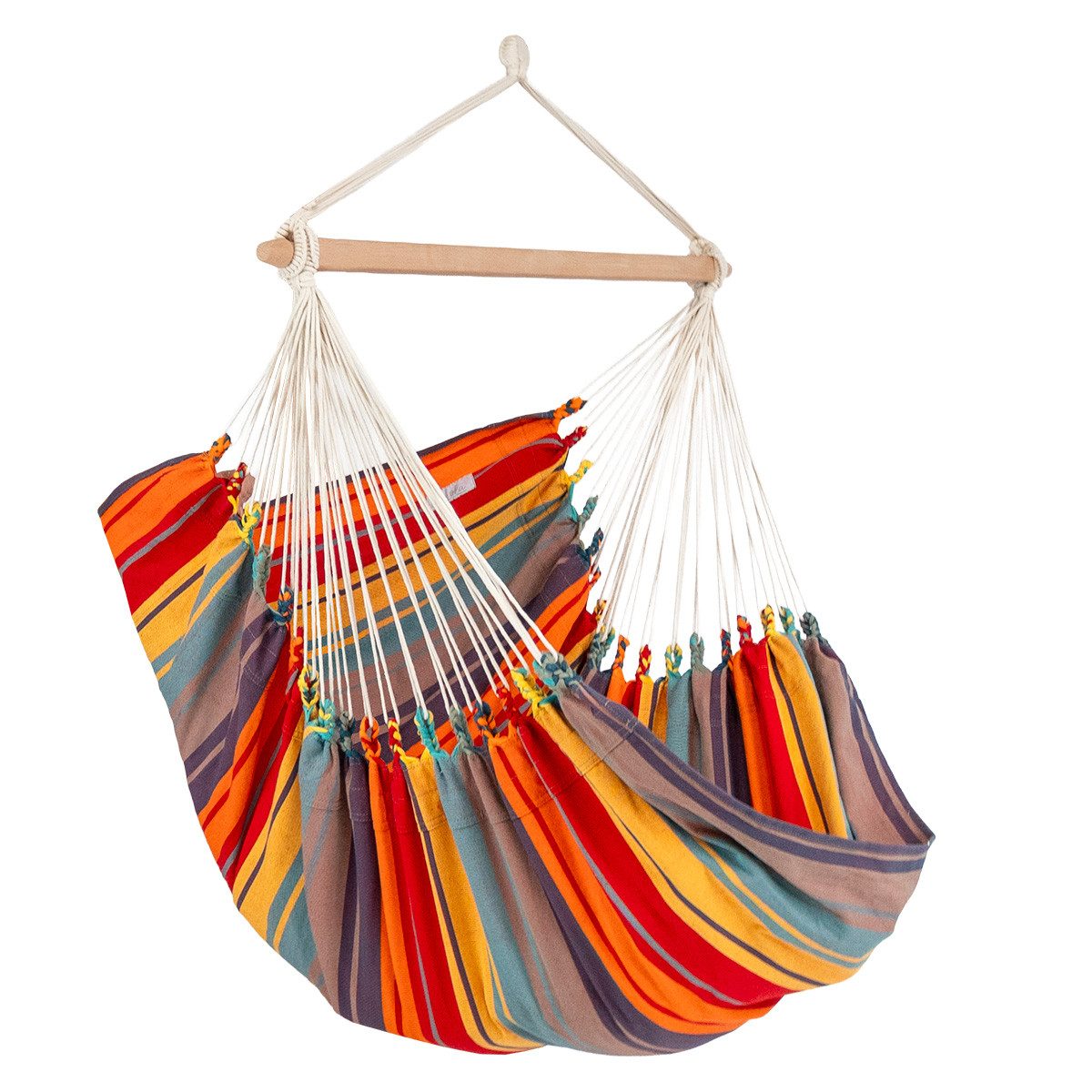 Lola Hängematten Hängesessel Hängesessel XXXL Kingsize Brasil-Titan Santa-Catarina-Green Indoor