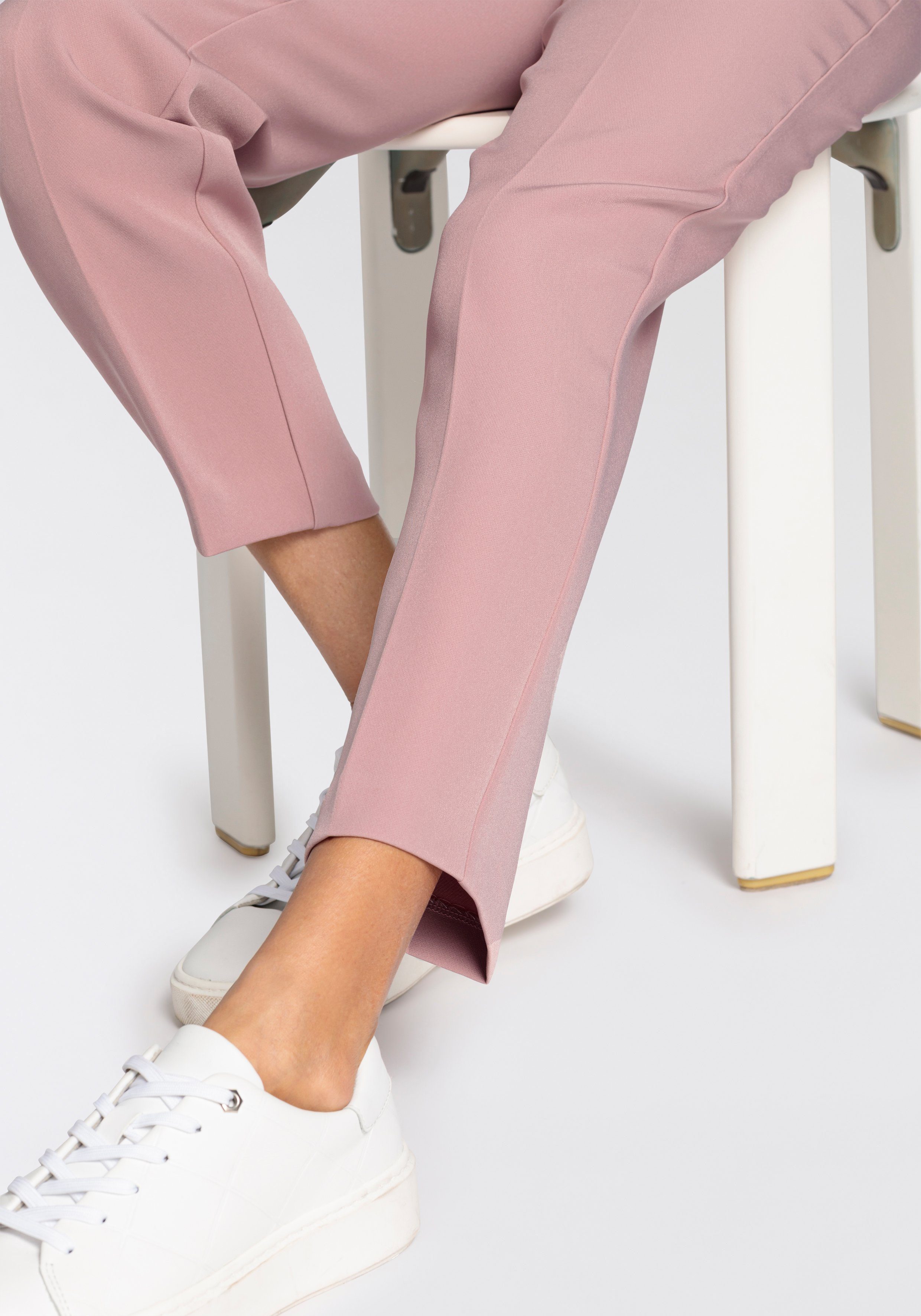 Laura Scott crease-trimmed suit trousers