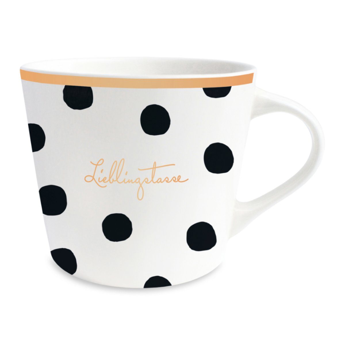 Grafik Werkstatt Tasse Goldtasse Schreibkram Manufaktur Lieblingstasse, Porzellan, Goldveredelung