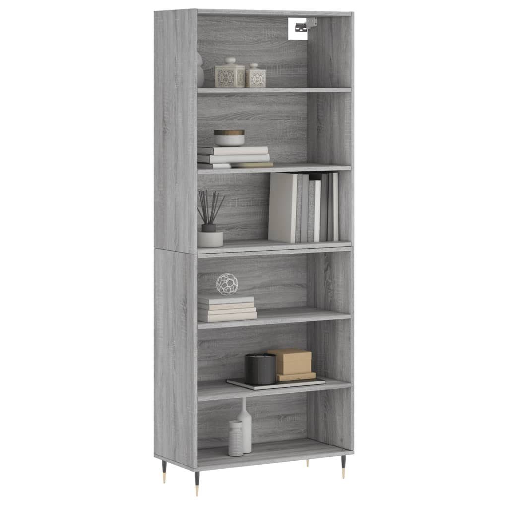 vidaXL Highboard Highboard Grau Sonoma 69,5x32,5x180 günstig online kaufen
