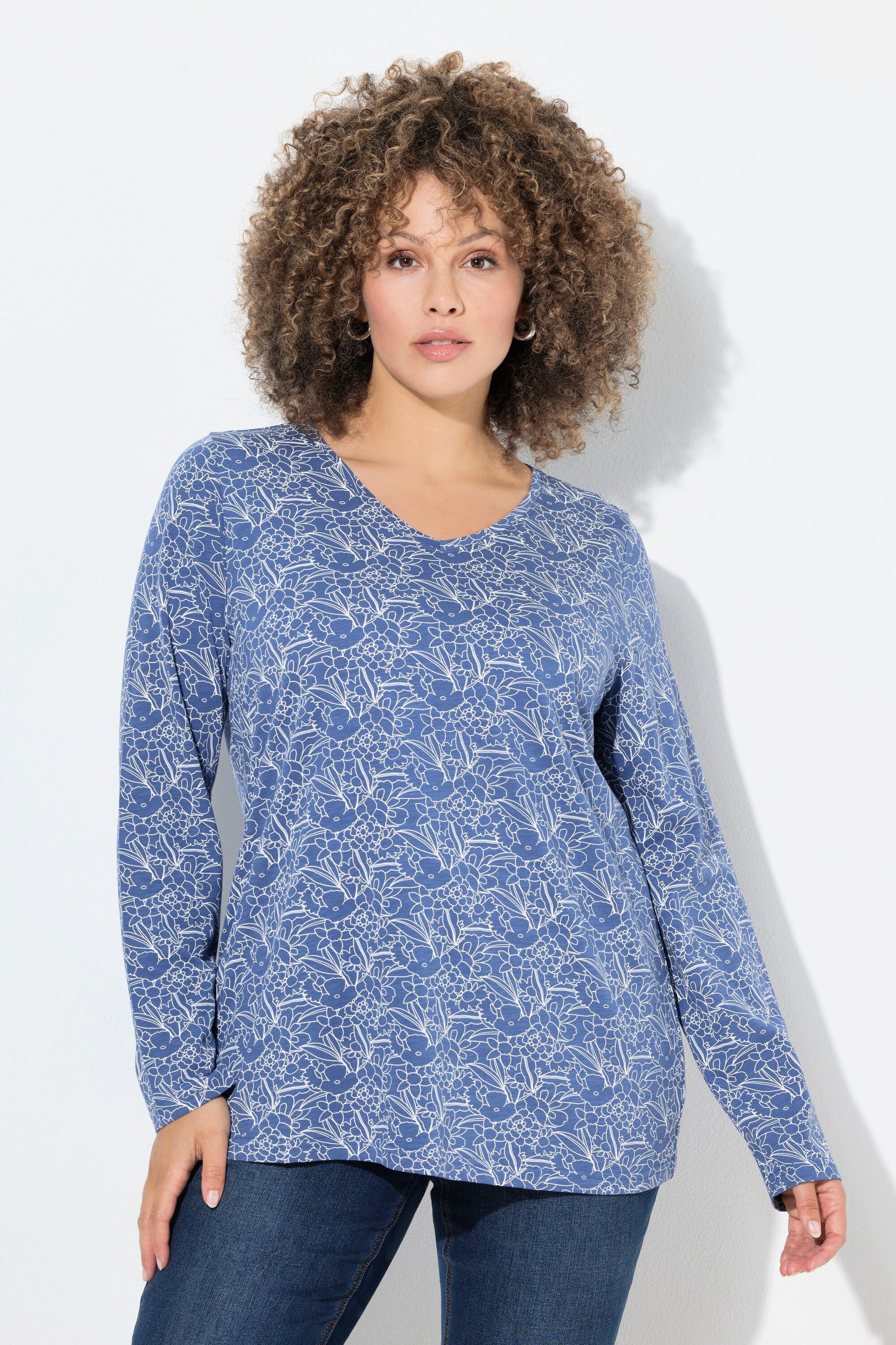 Ulla Popken T-Shirt Shirt bedruckt Classic günstig online kaufen