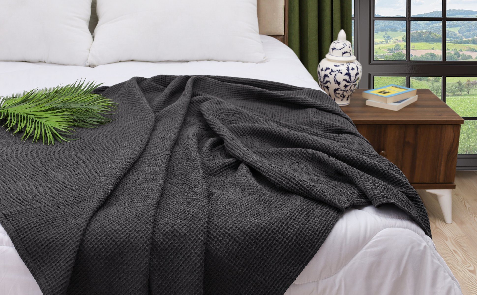 Meri-Home Bettüberwurf Bettüberwurf Tagesdecken Bettdecke,Baumwolle,Sofa-Üb günstig online kaufen