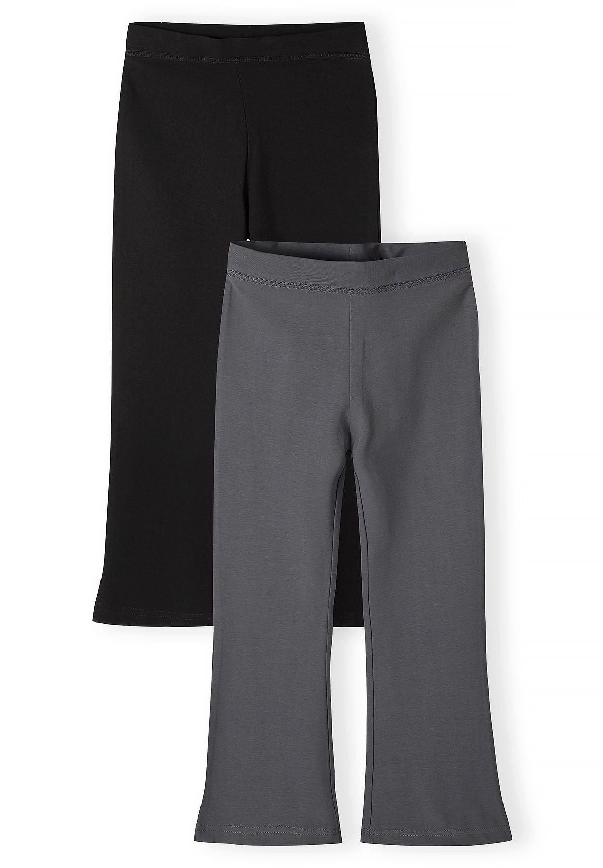 MINOTI Leggings für Mädchen im 2er-Pack mit Schlag (Packung, 2-tlg., 2er-Pack) in Rippoptik