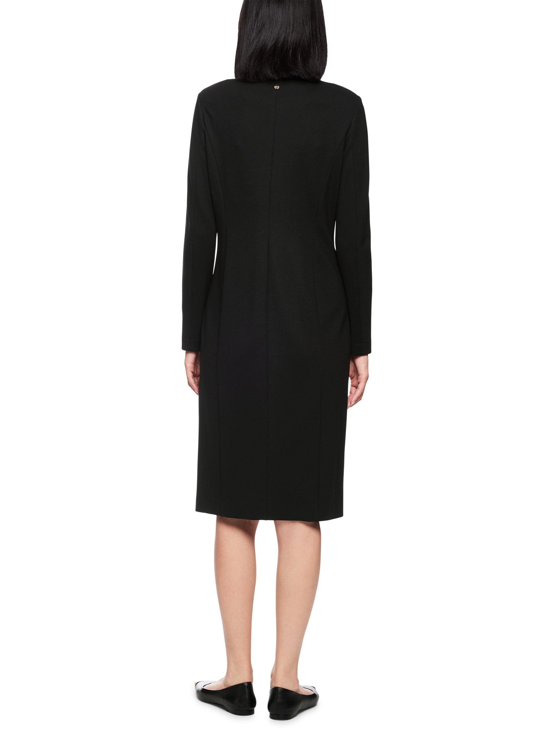 Marc Cain Midikleid Figurbetontes Kleid - Slim Fit