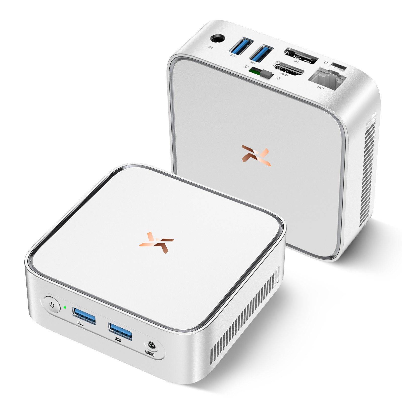 blackview Huidun H80 AMD Ryzen 5 3500U(4C/8T) 16GB RAM 512GB SSD Mini-PC (AMD AMD Ryzen 5 3500U, 16 GB RAM, 512 GB SSD, Windows 11 Pro, WiFi 5 gaming PC, HDMI, Mit Tastatur und Maus)