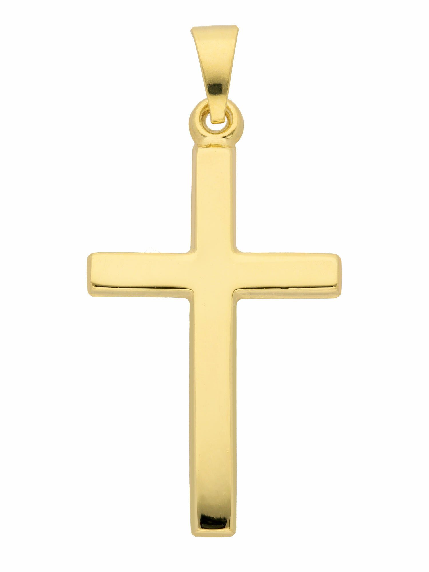 Adelia´s Kettenanhänger 333 Gold Kreuz für Herren Damen Goldschmuck & Anhänger