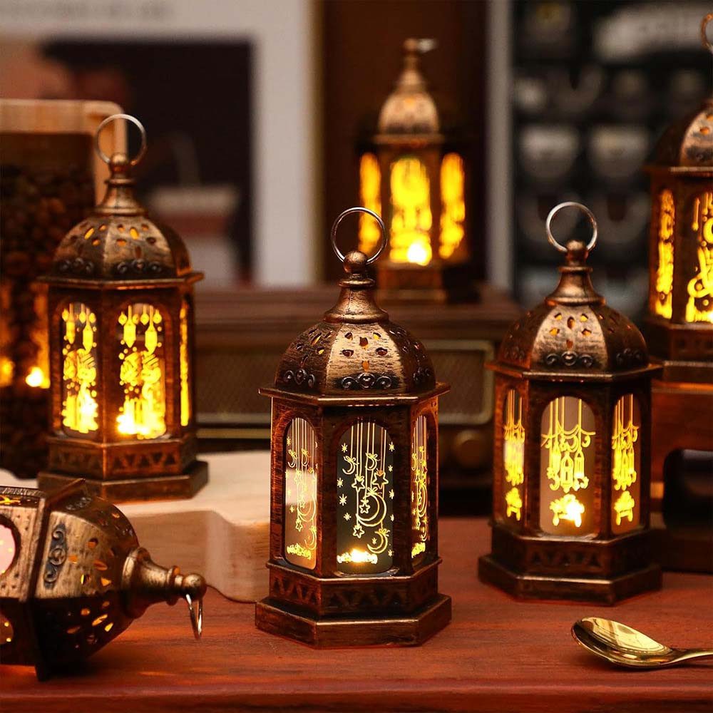 Ramadan Lichterkette Mit Sternen & Mond – 20 LEDs, 2,9 M, Batteriebetrieben, 2 Modi