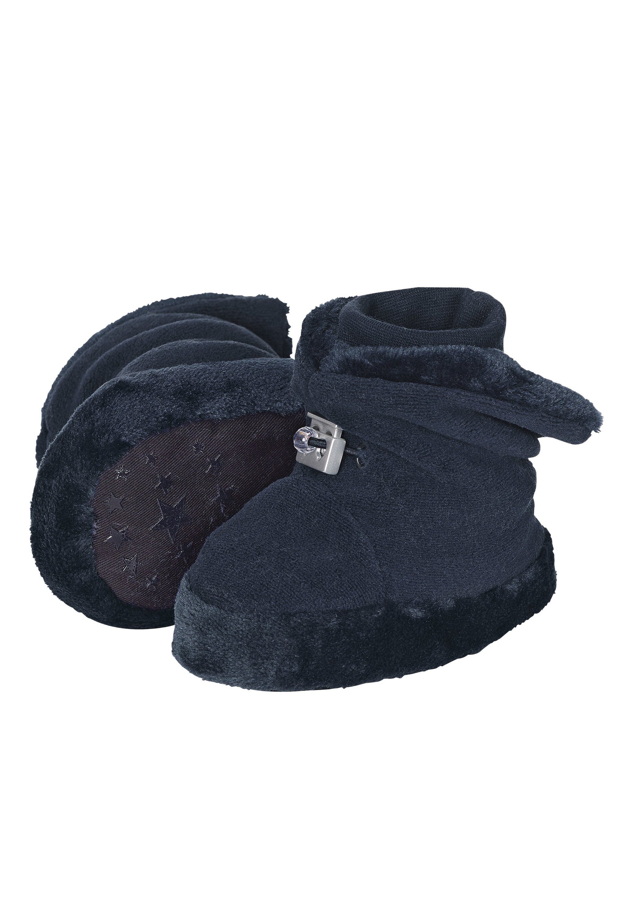 Sterntaler® Baby-Schuh Outdoorschuh (1-tlg) Bequeme Krabbelschuhe - Baby Schuhe Mädchen, Baby-Schuh - Flexible Schuhe, Baby-Schuh - Baby Ballerinas Schuhe uniBaby-Schuh aus Microfleece und Elastikware mitrutschfester Sohle und Kordelstopper, gefüttertmit Teddyflausch - Stoffschuhe Winter