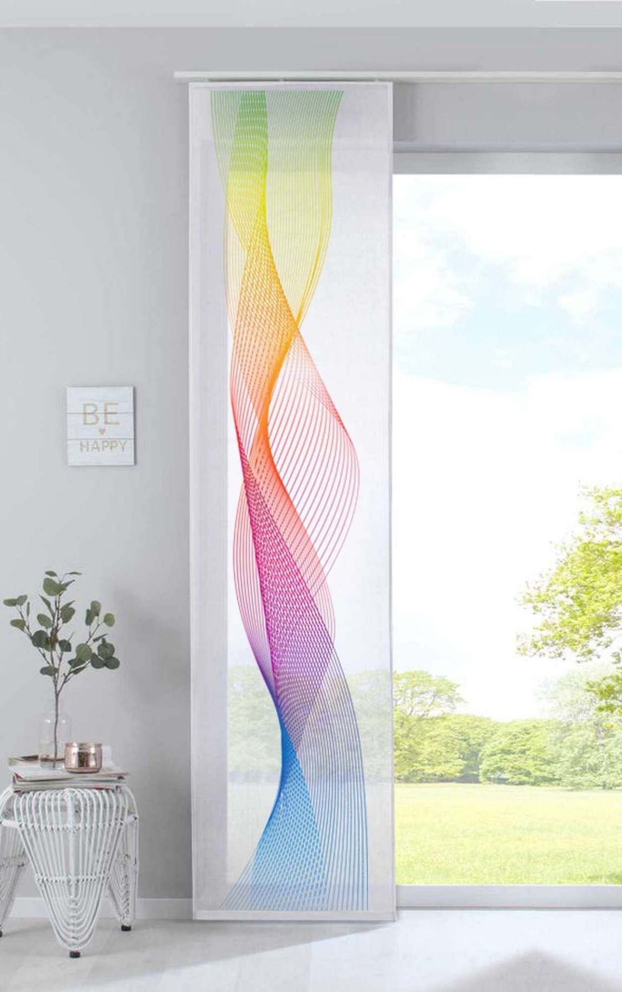Gardinenbox Schiebegardine, Klettband (1 St), transparent, günstig online kaufen