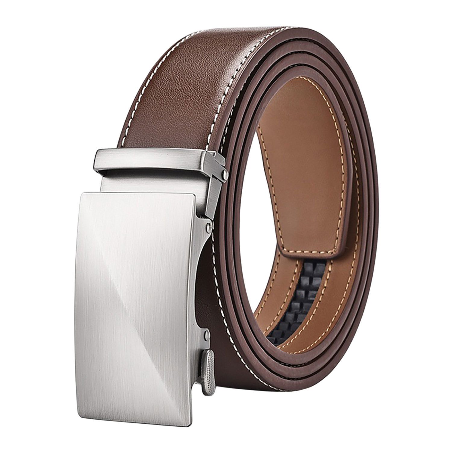Refttenw Ledergürtel Herrengürtel,Schiebegürtel,formelle Gürtel, Geschenkbo günstig online kaufen