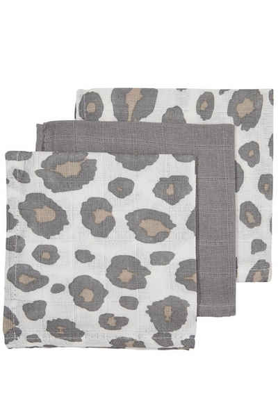 Meyco Baby Stoffwindeln Panther Neutral/Grey (3-St), 30x30cm