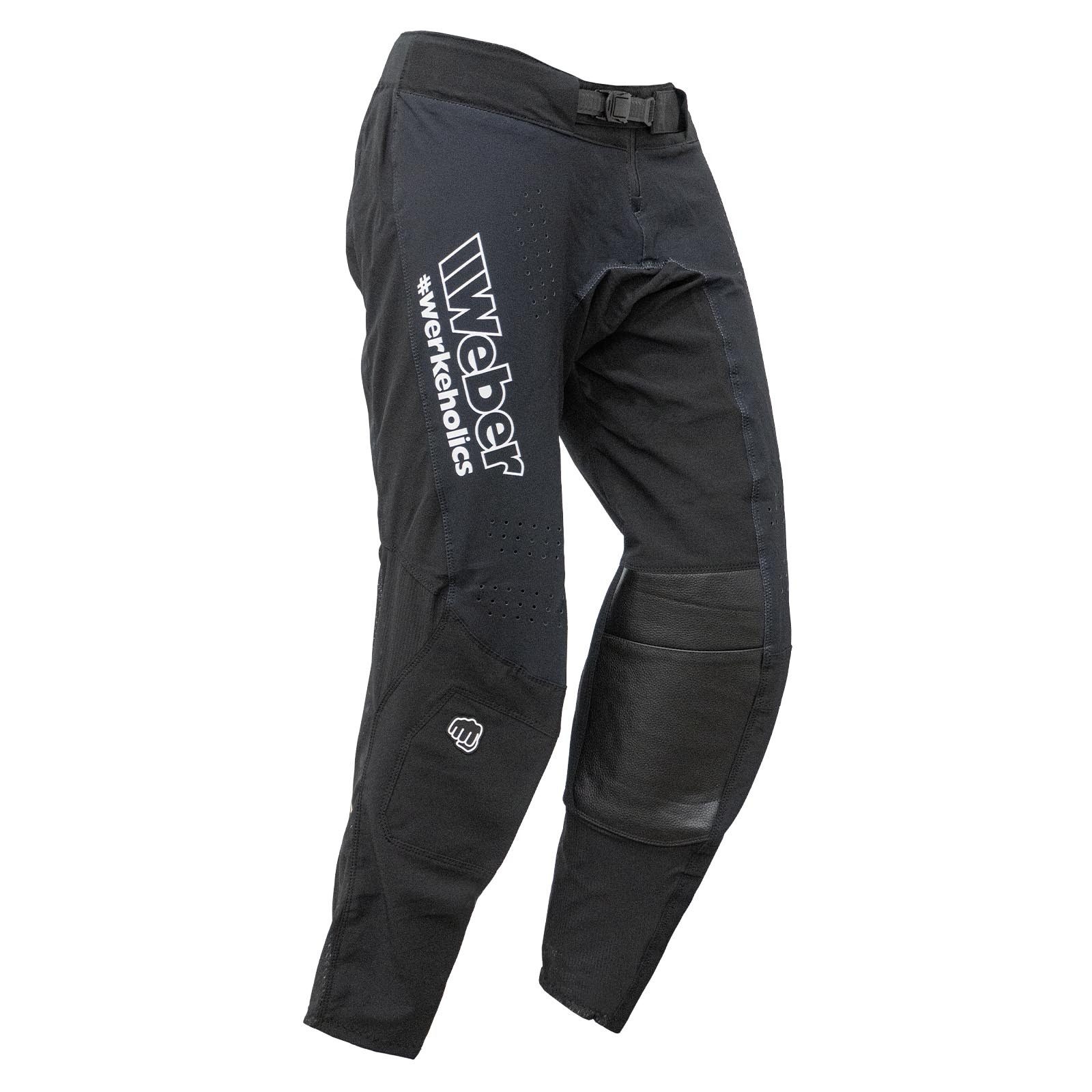 Weber GmbH Motorradhose Weber #Werkeholics Flow Hose schwarz großzügige Str günstig online kaufen