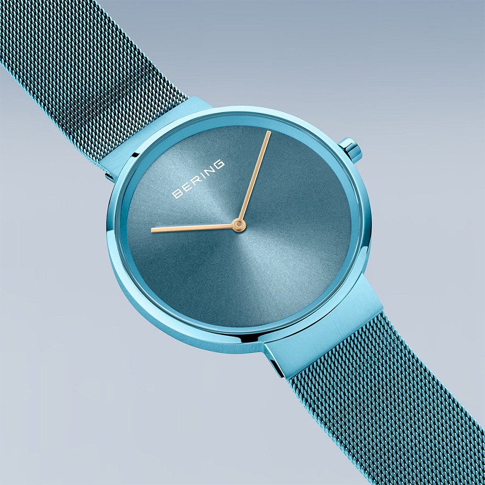 Bering Quarzuhr Bering Classic blau poliert/gebürstet 14539-388 14539-388, günstig online kaufen