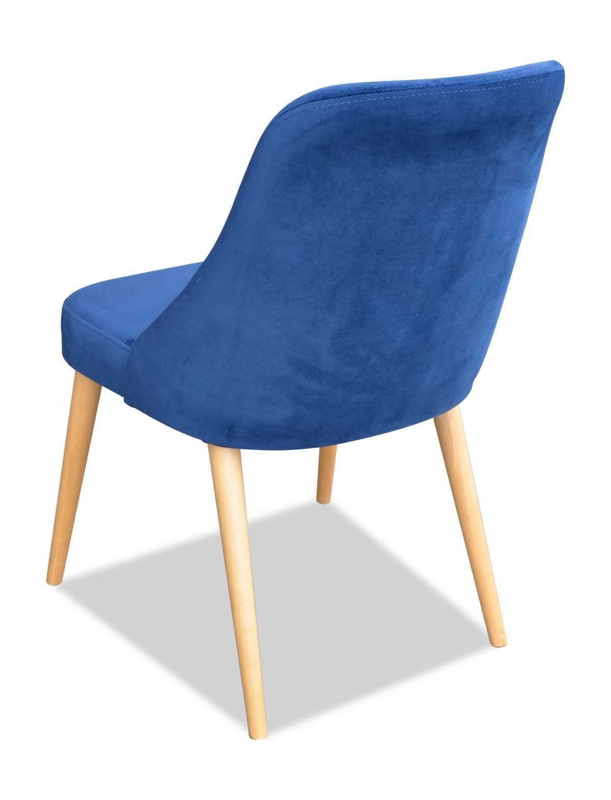 Stoff Stuhl Polster Holzstuhl JVmoebel Stühle Sitz Blau St) Grün Esszimmer (1 Modern Stuhl Holz