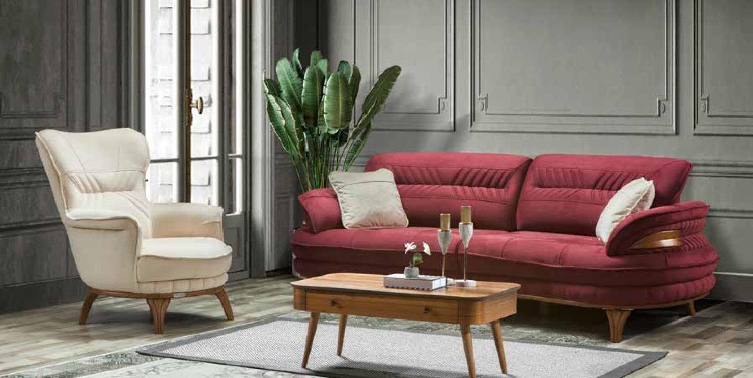 Textil Möbel Stil Klassisches Lounge Sessel Lehnstuhl Design Luxus JVmoebel Sessel