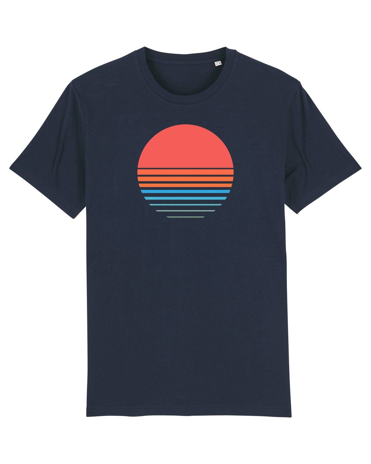 Outlet-Produkte wat? Apparel Print-Shirt Abstract 03 dunkelblau (1-tlg)