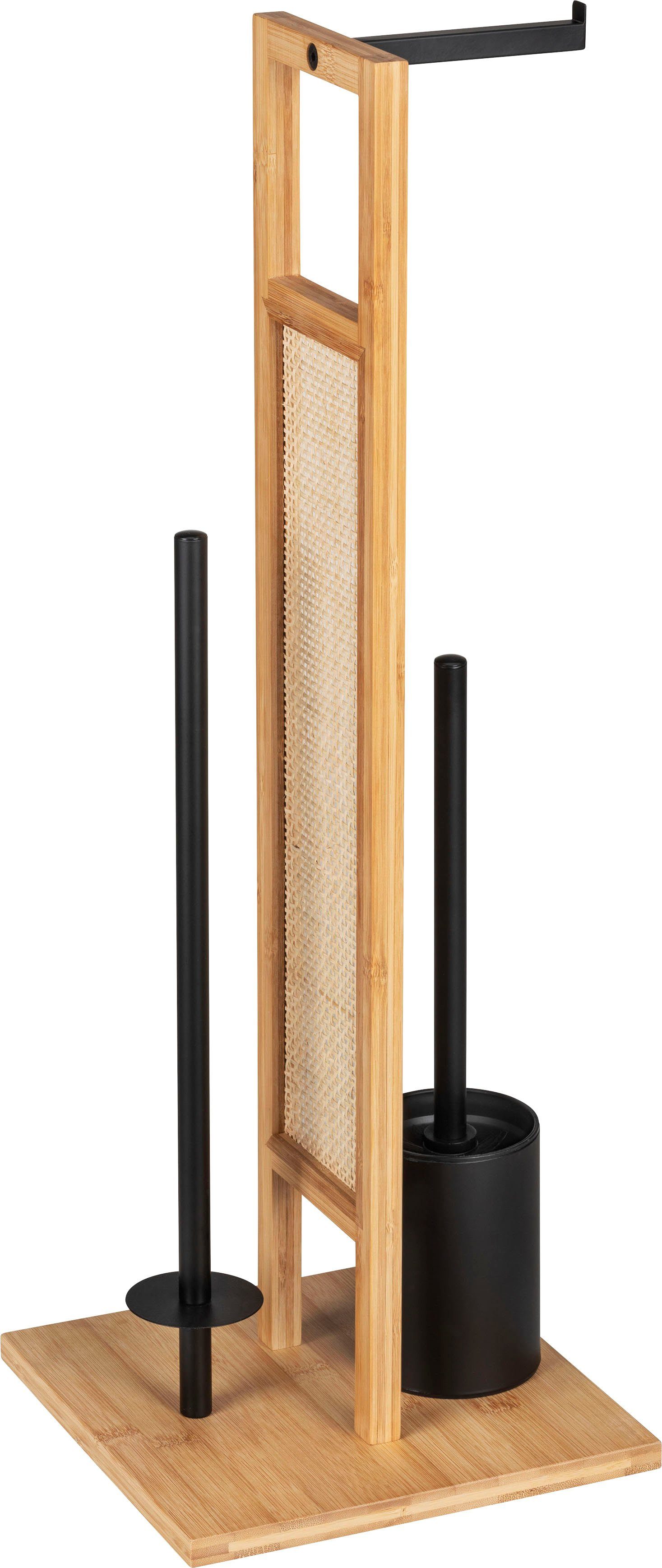 WENKO WC-Garnitur Rivalta Allegre, aus Rattan und Bambus