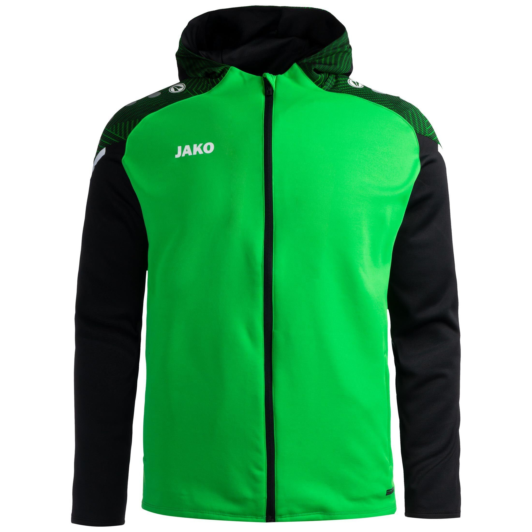 Trainingsjacke Kapuzenjacke grün Performance Herren / Jako schwarz