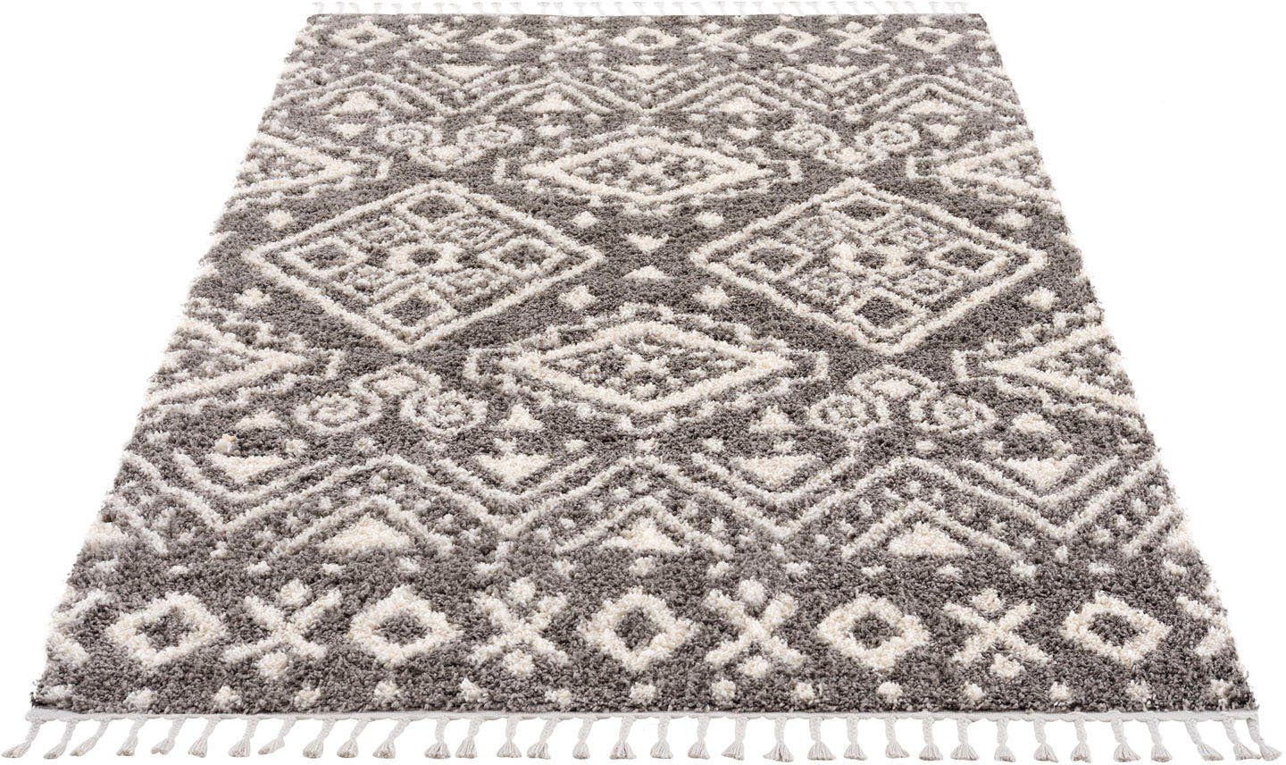 Carpet City Hochflor-Teppich Pulpy 541, rechteckig, günstig online kaufen