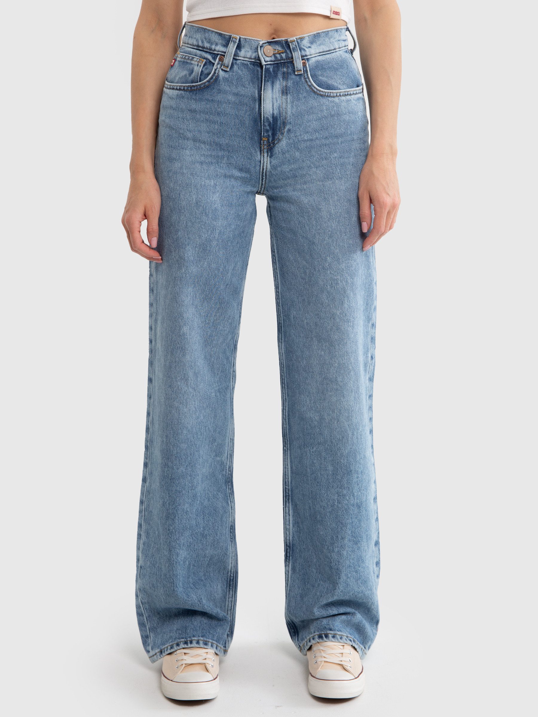 BIG STAR Weite Jeans ATREA hohe günstig online kaufen