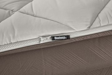 Bestway Luftbett mit Reißverschlussbezug & integrierter Elektropumpe 203 x 152 x 51 cm